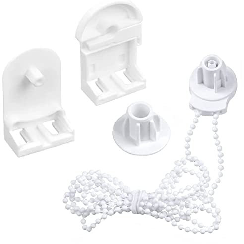 Jagowa 25mm Roller Blind Fittings Clutch Replacement Repair Kit Plastic Roller Blind Bead Chain Curtain Fitting Brackets Set