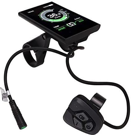 VGEBY E-Fahrradcomputer, 3,5-Zoll-LCD-Farbdisplay, USB-Aufladung, Elektrofahrrad, DPC18, LCD-Meter, Fahrradcomputer für BBS01, BBS02, BBSHD, Motorelektronik mit Mittlerem Antrieb