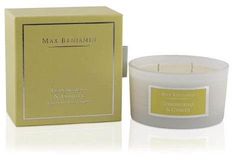 Max Benjamin 3-Docht-Duftkerze Lemongrass & Ginger 426g