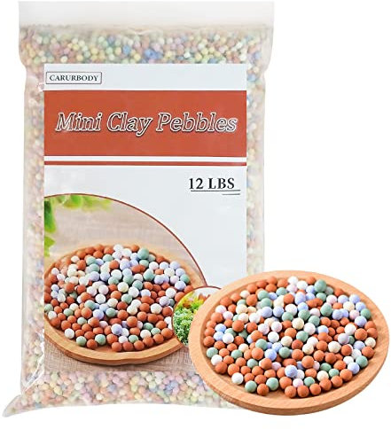 CARURBODY 5,4 kg Ceramsite Tonkiesel für Orchidee – Mini Leca Tonkiesel für Pflanzen Drainage – Perfekte Ceramsite Kugeln als Bodenaufsatz für Zimmerpflanzen, Kakteen, Sukkulenten, Bonsai.
