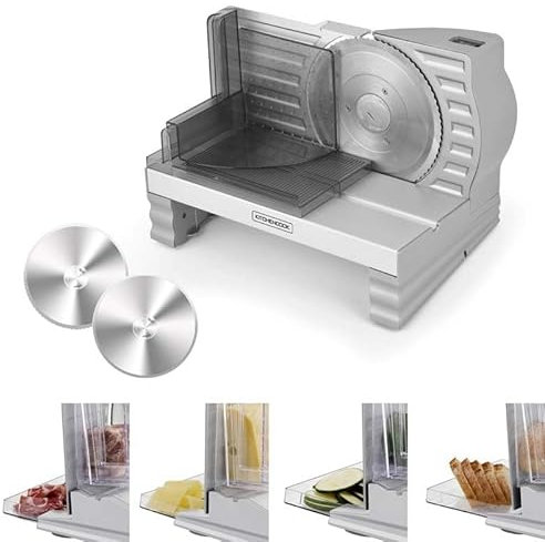 Kitchencook Electric Slicer with Double Blades Stainless Steel M Slice X