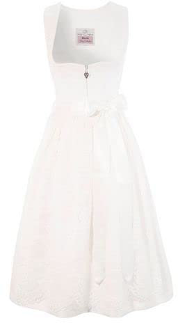 MarJo Dirndl midi 65 cm Jasmin Off White, Gr. 42