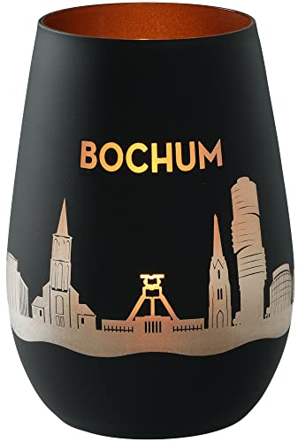 Goodtimes Windlicht Bochum Skyline (Schwarz & Bronze)