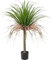 2 pcs Große Pflanzen im Topf Künstliche Pflanzen Dracaena 110cm,Deko Pflanze Zimmerpflanze mit Töpfen,Yucca Kunstpflanzen Wie Echt mit Langlebige Stämme, realistisch Blätter für Wohnzimmer Büro Garten