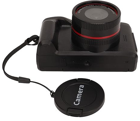 1080P Digital Camera for Photography and Video Autofocus, 16MP Vlogging Camera for YouTube, Compact Camera 16X Digital Zoom with Flash 180 Degree Flip Screen, Power Cable