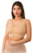PBE 4 Pack Super Comfort Bra, Thick Double Material Women's Sleep Bras, Sports Bra, Premium Quality, Seamless, No Wires! - 4 Pack Black/White/Nude/Nude - Small