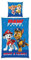 Herding Bettwäsche Paw Patrol, Kopfkissenbezug ca. 80 x 80 cm, Bettbezug ca. 135 x 200 cm, mit praktischer Knopfleiste, 100% Baumwolle