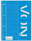Leitz VON Collegeblock A4 liniert, 5er Pack, Notizblock mit 160 Seiten, 80 Blatt, Ideal für Büro, Studium und Schule, mit Rand links, 45750001