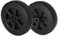 HpLive 2 ruedas para barbacoa, ruedas para barbacoa, ruedas de horno, piezas de repuesto para barbacoas de gas para Charbroil y otras marcas (177 mm)