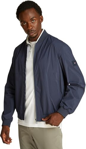 Tommy Hilfiger Branded Bomber Mw0Mw39199 Chaqueta, Blue (Desert Sky), L para Hombre