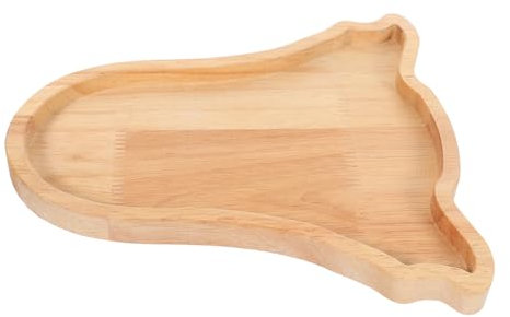 RORPOIR Bandeja De Madera Decorativa Diseño De Flor Plato Para Aperitivos Snacks y Frutas Para Reuniones y Decoración De Mesa Cocina o Eventos