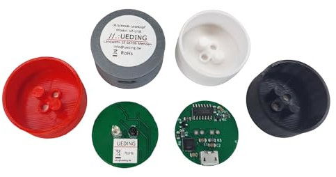 UEDING USB IR Schreib Lesekopf Volkszähler Smart Meter (Optokopf) EHZ (Rot)