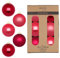 Weihnachtskugeln Glas 10cm 6 Stück - matt & glänzend - Große Christbaumkugeln Weihnachtsbaumkugeln für Weihnachten - Christbaumschmuck & Weihnachtsbaumschmuck Beere Rosa Mix - Gentle Pink