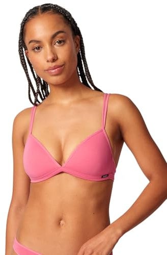 Skiny Triangel Schalen BH ohne Bügel Cotton Essentials 082414 Gr. 80A in Rapture Rose