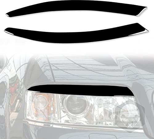 Autoscheinwerfer-Augenbrauen, Für Audi A6 C6 4F 2004-2009, Autoscheinwerfer-Augenbrauenabdeckung, Dekorative Scheinwerfer-Aufkleberstreifen