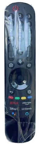 iOOiQQ Mando a distancia para LG Smart TV, LG MR21GA MR21GC MR22GA MR22GN MR23GA Magic TV, control remoto mágico para LG 2021 OLED QNED NanoCell UHD 4K 8K Smart TV (sin funciones de voz/puntero)
