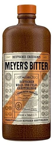 Meyer's Bitter Wald- und Feldkräuter-Likör 35% Vol. 0,7 Liter Tonflasche by Schnapsbaron®