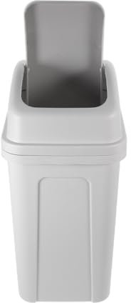 Ciieeo Replacement Swing Lid Trash Can Plastic Kitchen Bin Bathroom Trash Can Large Capacity Pp Material Versatile Waste Bin