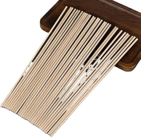 HBALDTEDC Balsa Wood Sticks, Lot de 112 Chevilles en Bois de Bouleau de 3 à 14 mm, 300 mm, for Bricolage, menuiserie et travaux manuels(Diameter 3mm-50pcs)