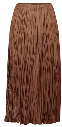 Betty Barclay Damen Plisseerock mit Gummizug 42, Classic Nougat