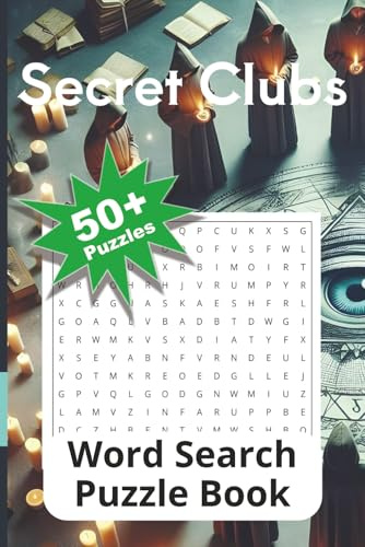 Secret Clubs Word Search Puzzle Book