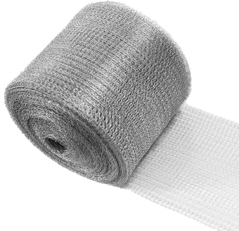 Edelstahl drahtgeflecht 12.7cm x 31m,Gegen Mäuse, Schnecken,Wespen und Nagetier Barrieren zu verhindern,Flexible Metalldrahtgewebe,Wird verwendet,um Löcher,Spalten und Lüftungsöffnungen zu füllen