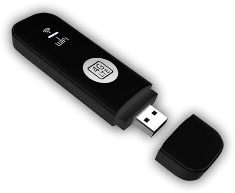 Fyearfly Tragbarer 4G-USB-WLAN-Router, verbindet 8 Geräte, schnelle LTE-Geschwindigkeiten, kompakter Reise-Hotspot, einfache SIM-Setup, leichte Internetlösung