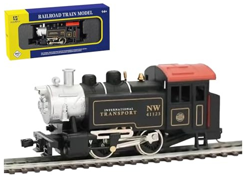 BrickBounty HO Scale Train Locomotive, 1:87 Power Train Locomotive Compatibile con tutte le ferrovie HO Model, Collezione & Regalo di Natale per gli appassionati di treni in miniatura (96100)