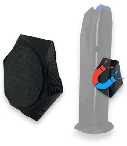 G°Dry Magazinhalter Magnet – 5 kg Haltekraft – Moosgummi Vorder- & Rückseite – Universell für Pistolen- & Gewehrmagazine – Waffenschrank, Tresor & Wand – Selbsthaftend – Made in Germany