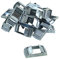 Kuriershop Doppelklemme, 25 mm, LC 250 daN, 20er Set, Silber, Ladungssicherungsgerät, Klemmschloss, 67 x 32 x 21 mm (L x B x H), Zink