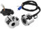 EBTOOLS Interruptor de control de manillar de motocicleta, par de interruptores de manillar de motocicleta para intermitentes, 25 mm, universal