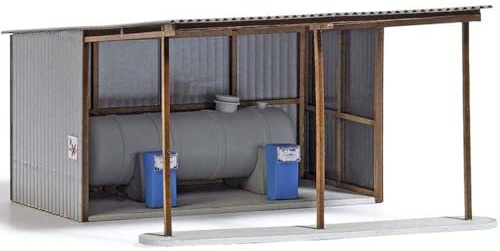 Busch 1912 H0 LPG bensinstation
