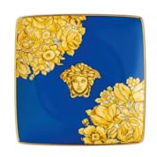 Versace Medusa Rhapsody Blue Coppetta Ciotola Ciotolina Quadrata 12cm