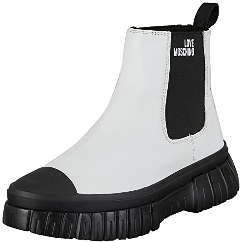 Love Moschino Damen Ja15655g1fia0 Sneaker, Weiß, 36 EU