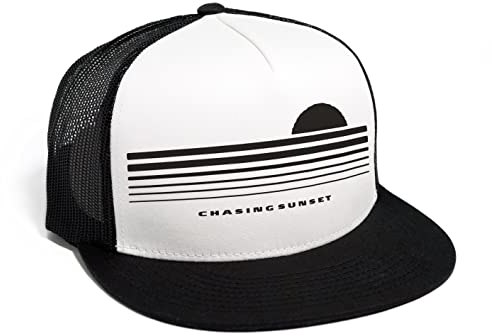 DEPARTED Herren Mesh Trucker Hat mit Print/Motiv - Snapback Cap - No. 240, Black/White