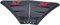 SHLPDFM 1 Paar Kotflügel Seiten Lüftungsabdeckungen Autokotflügel-Entlüftungsabdeckung Air Vent Abdeckung Trim für ST RS Style für Focus MK2 (Rot)