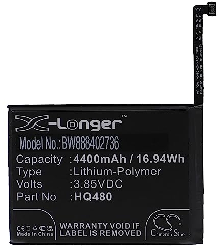 vhbw Batería Compatible con Nokia 8 V 5G, 8.3 5G móvil, Smartphone (4400 mAh, 3,85 V, polímero de Litio)