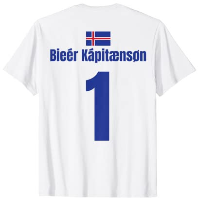 Island Sauf Trikot 1 | Mallorca Sauf Trikot Weiss | Fussball T-Shirt