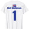 Island Sauf Trikot 1 | Mallorca Sauf Trikot Weiss | Fussball T-Shirt