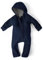 Ehrenkind® WALKOVERALL | Baby Wollwalk-Overalls aus Natur Schurwolle mit Reißverschluss | Walk Wolle Woll-Anzug für Kleinkind und Baby | Blau Gr. 98/104