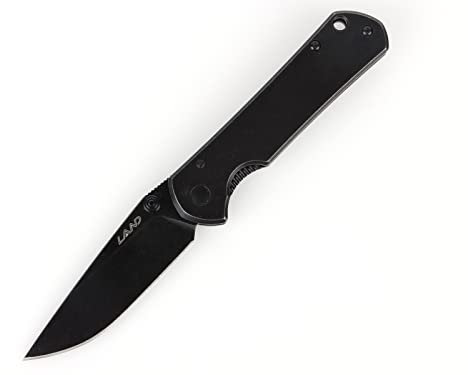 Sanrenmu LAND Messer Tasche Klappmesser EDC Messer 8Cr14MOV Klingenmesser mit Taschenclip 811