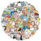 Süße Tiere Aufkleber 100pcs, Ästhetische Dekoration Vinyl Sticker für Sammelalbum, Laptop, Kinder, Teenager, Mädchen