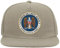 NSA National Security Agency United States of America Eagle 5 Panel Snapback Flat Visor Cap Hat Baseballmütze Grau