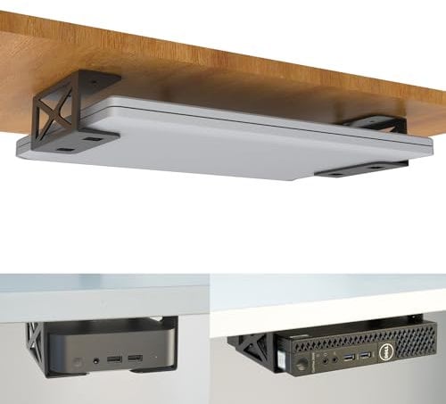 Bylitco Under Desk Laptop/Mini PC Storage Mount
