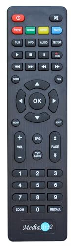 Fernbedienung für Satelliten Receiver Mediaart-2 Mediaart-3 4 HDTV USB Original
