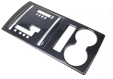 Interieur Zubehör 2PCS Für Mitsubishi Für Pajero 2007-2019 Auto Zentrale Steuerung Getriebe Shift Panel Abdeckung Wasser Tasse Halter Trim Rahmen Zubehör Mittelkonsole Dekor Panel