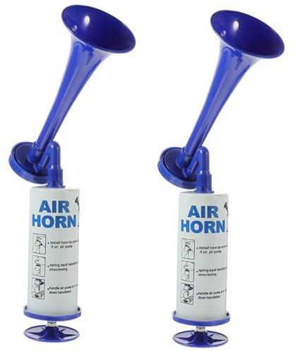 NAMOARLY 2stücke Drucklufthorn Für Fußballveranstaltungen Handdruck-trompete Anfeuerungs-lufthorn Party-Geschenke Robust Und Langlebig Einfach Zu Bedienen Und Leicht