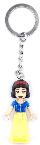 LEGO Porte-clés Blanche-Neige 854286, multicolore, 4.25 x 1.25 x .75; 0.4 oz