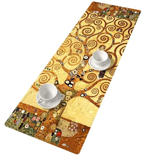 Arco Design Tischdecke aus Filz mit Muster - Tischdecke aus Filz umweltfreundlich und pflegeleicht mit hochwertigem Druck - 40 cm x 115 cm (Artdeco)