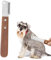 Couteau à Dénuder Professionnel pour Chien, Réduit la Perte de Poils, Peignes en Acier Inoxydable, avec Manche en Bois, adapté aux Chiens, Chats et Animaux de Compagnie